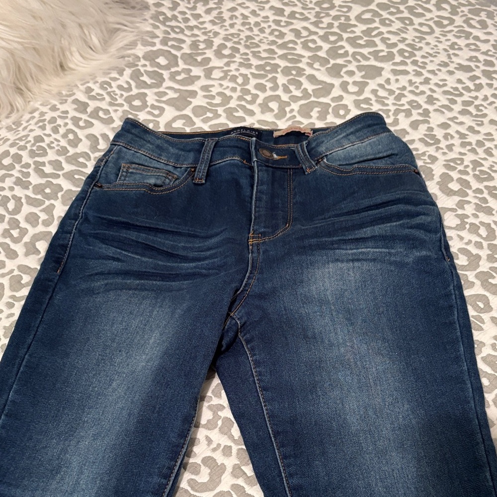Angel Kiss Dark Blue Women's Skinny Jeans